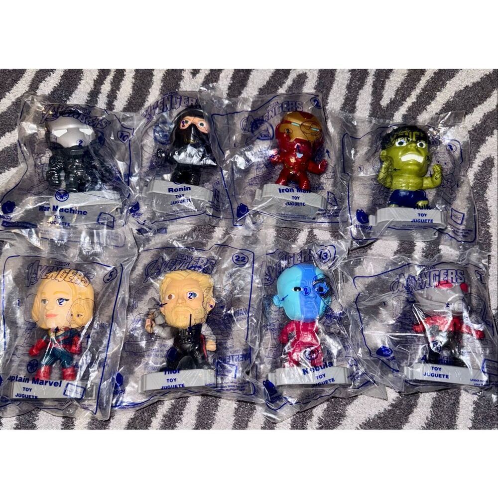 2019 marvel avengers endgame characters from McDonald’s